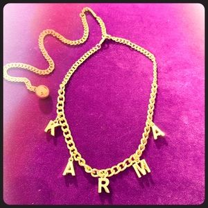 Urban Outfitters Karma Chocker Necklace